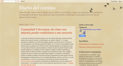 Desktop Screenshot of diariodelcamino.blogspot.com