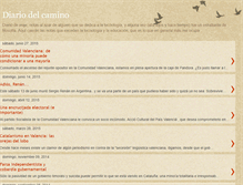 Tablet Screenshot of diariodelcamino.blogspot.com