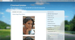 Desktop Screenshot of cinemaupdates4u.blogspot.com