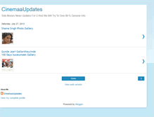 Tablet Screenshot of cinemaupdates4u.blogspot.com