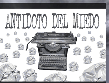 Tablet Screenshot of antidotodelmiedo.blogspot.com