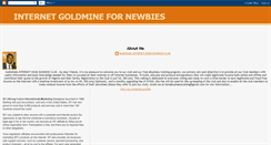 Desktop Screenshot of internetgoldmine4newbies.blogspot.com