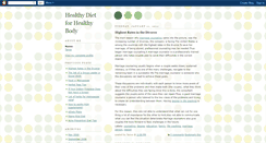 Desktop Screenshot of healthydietplan.blogspot.com