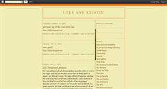 Desktop Screenshot of lukeandkristin.blogspot.com