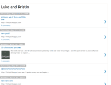 Tablet Screenshot of lukeandkristin.blogspot.com