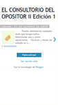 Mobile Screenshot of consultorio-opositor-2.blogspot.com