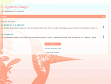 Tablet Screenshot of ecigarettedanger.blogspot.com