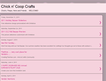 Tablet Screenshot of chickncoopcrafts.blogspot.com