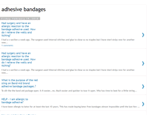 Tablet Screenshot of adhesive-bandages.blogspot.com
