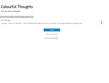 Tablet Screenshot of colourfulthoughts.blogspot.com