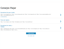 Tablet Screenshot of consejosviajar.blogspot.com