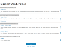 Tablet Screenshot of elizabethchandlerblog.blogspot.com
