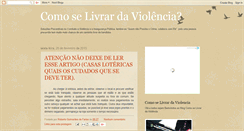 Desktop Screenshot of comoselivrardaviolencia.blogspot.com