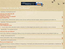 Tablet Screenshot of comoselivrardaviolencia.blogspot.com