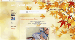 Desktop Screenshot of pkonepointnine.blogspot.com