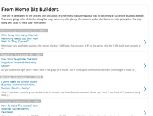 Tablet Screenshot of fromhomebizbuilders.blogspot.com