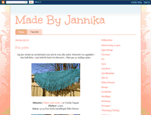 Tablet Screenshot of madebyjannika.blogspot.com