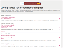 Tablet Screenshot of adviceformyteen.blogspot.com