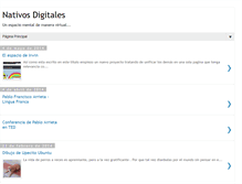 Tablet Screenshot of nativosdigitales.blogspot.com