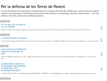 Tablet Screenshot of defensadelterritori.blogspot.com