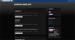 Desktop Screenshot of joelsonferreira2010.blogspot.com