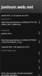 Mobile Screenshot of joelsonferreira2010.blogspot.com