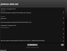 Tablet Screenshot of joelsonferreira2010.blogspot.com