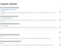 Tablet Screenshot of basquet-caliente.blogspot.com