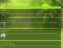 Tablet Screenshot of intheshadeofmyfamilytree.blogspot.com