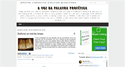 Desktop Screenshot of profetadoevangelho.blogspot.com