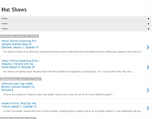 Tablet Screenshot of hotshows11.blogspot.com