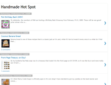 Tablet Screenshot of handmadehotspot.blogspot.com