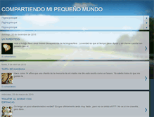 Tablet Screenshot of compartiendomipequenyomundo.blogspot.com