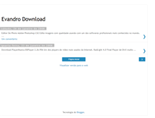 Tablet Screenshot of evandrodownload.blogspot.com