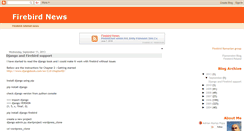 Desktop Screenshot of firebirdnews.blogspot.com