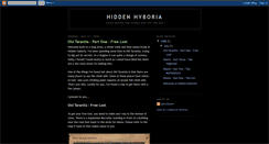 Desktop Screenshot of hiddenhyboria.blogspot.com