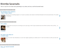 Tablet Screenshot of kirembosavannahs.blogspot.com