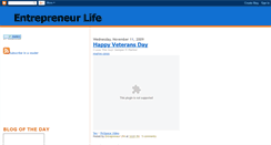 Desktop Screenshot of entrepreneurelife.blogspot.com