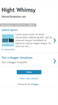 Mobile Screenshot of night-whimsy-deluxe.blogspot.com