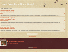 Tablet Screenshot of loreal-color-pulse-discontinued.blogspot.com