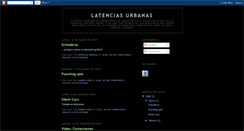 Desktop Screenshot of latenciasurbanas.blogspot.com