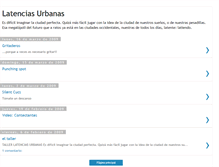 Tablet Screenshot of latenciasurbanas.blogspot.com