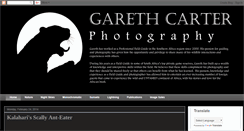 Desktop Screenshot of garethcarterphotography.blogspot.com