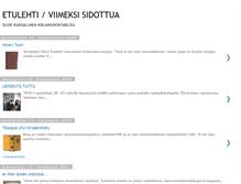 Tablet Screenshot of kirjansidonta2.blogspot.com