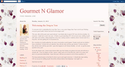 Desktop Screenshot of gourmetnglamor.blogspot.com