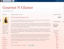 Tablet Screenshot of gourmetnglamor.blogspot.com