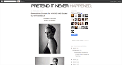 Desktop Screenshot of pretenditneverhappened.blogspot.com