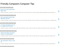 Tablet Screenshot of friendlycomputerstips.blogspot.com