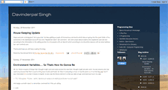Desktop Screenshot of davisingh.blogspot.com