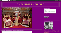 Desktop Screenshot of acolitoselcirial.blogspot.com